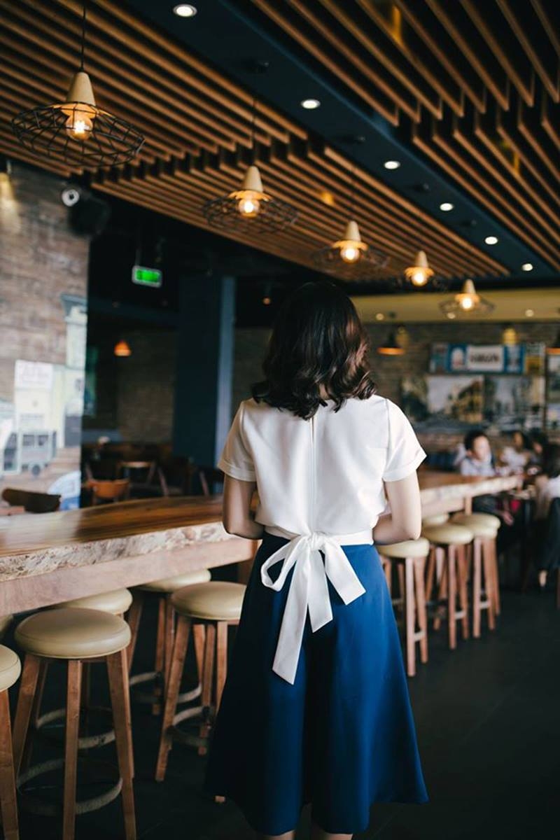 Áo Bowtie - Quần LiLy Pants