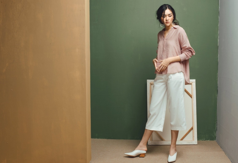 Oversized Blouse - Beige